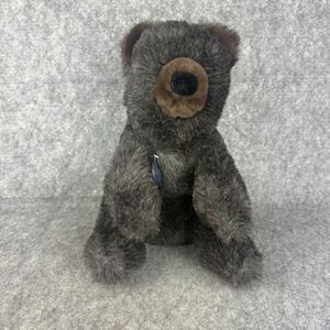 Gund‎ Collectors Classic Teddy Bear Plush 14" Brown Gray 1977 Vintage with tags